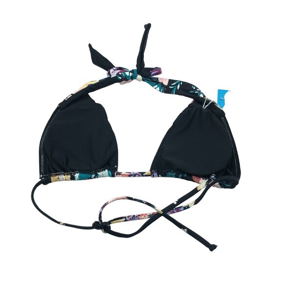 O'Neill Blue Womens Rosetta Embry Swim Bikini Top Convertible Floral Black XS - Picture 6 of 7